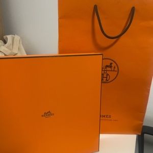 Hermes box and bag